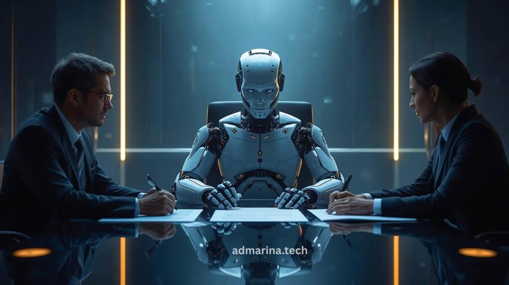 AI as a third party in contracts illustration