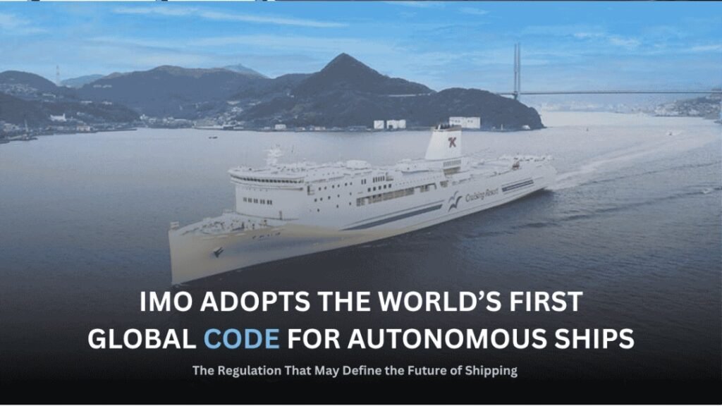 IMO code for autonomous shipping - MASS CODE - AD Marina